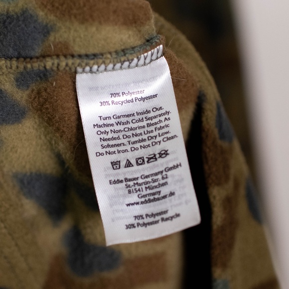 Eddie Bauer Men's Chutes Microfleece Shirt in Camo - Picture 5 of 6